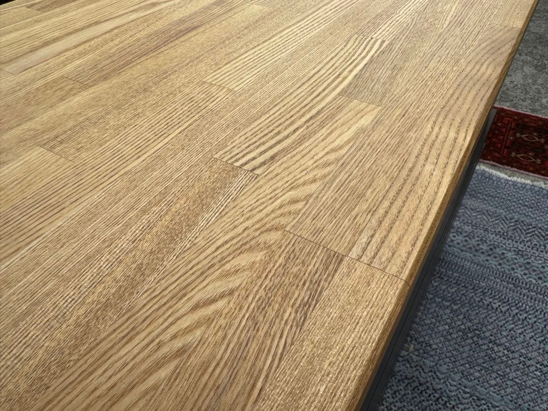 【早い者勝ち＆お買い得】日本製・大川家具 キッチンカウンター【タモ無垢材】