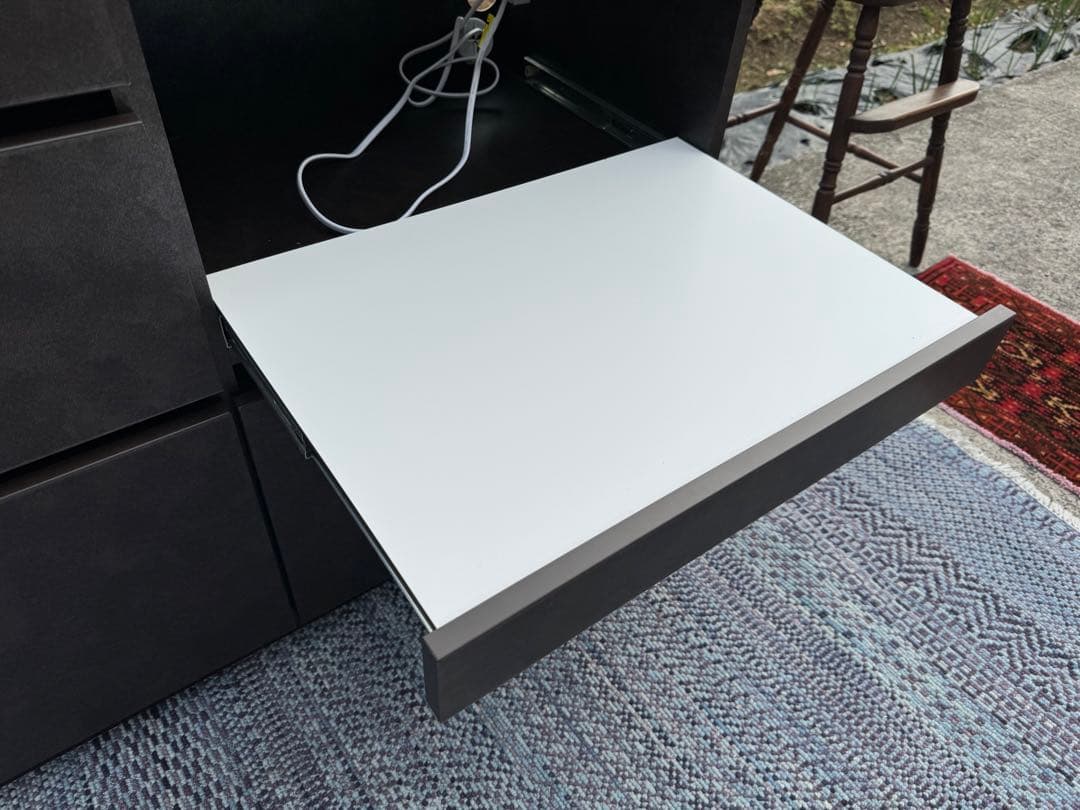 【早い者勝ち＆お買い得】日本製・大川家具 キッチンカウンター【タモ無垢材】