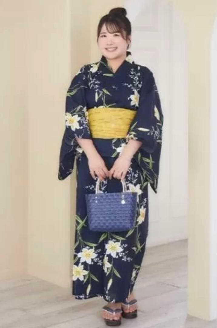 セパレート 浴衣 ゆかた komachi しまむら 着物 大きいサイズ
