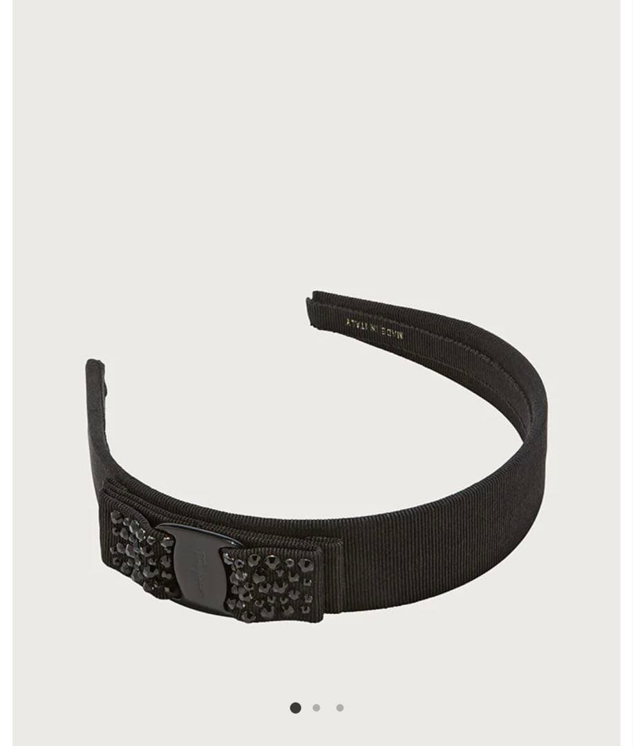 FERRAGAMO カチューシャ ブラック