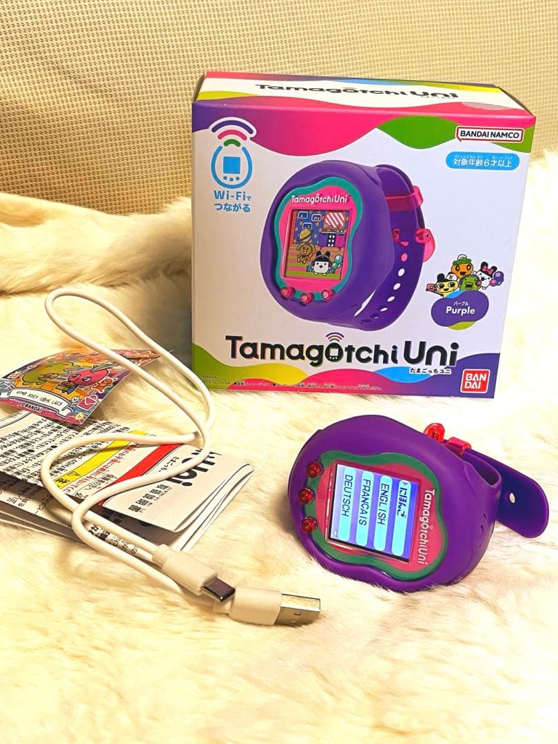 たまごっち tamagotchi UNI パープル 美品 送料込み