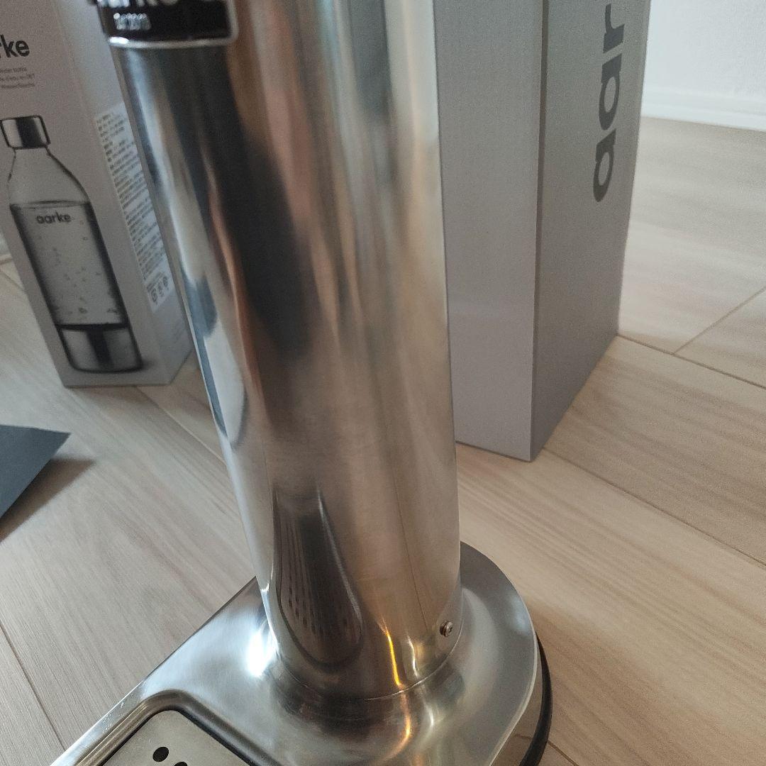 aarke Carbonator3 Steel Silver ガス付き