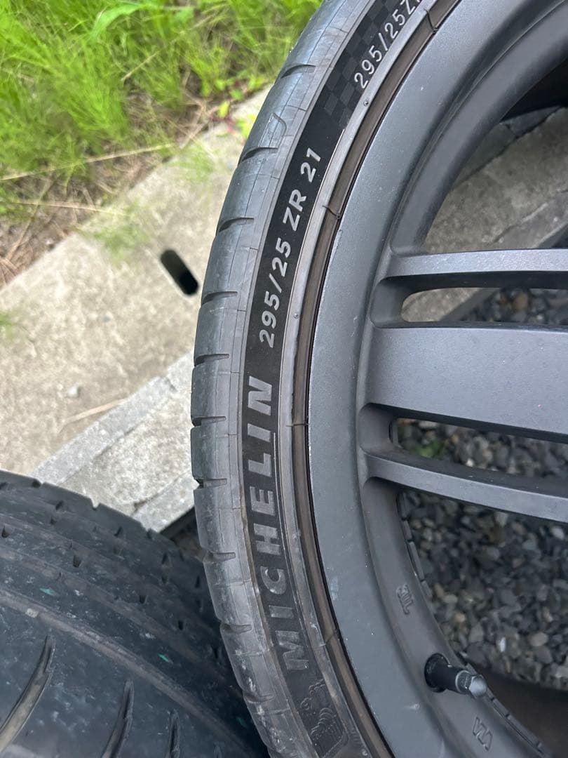 21インチ マットブラック ホイールセット