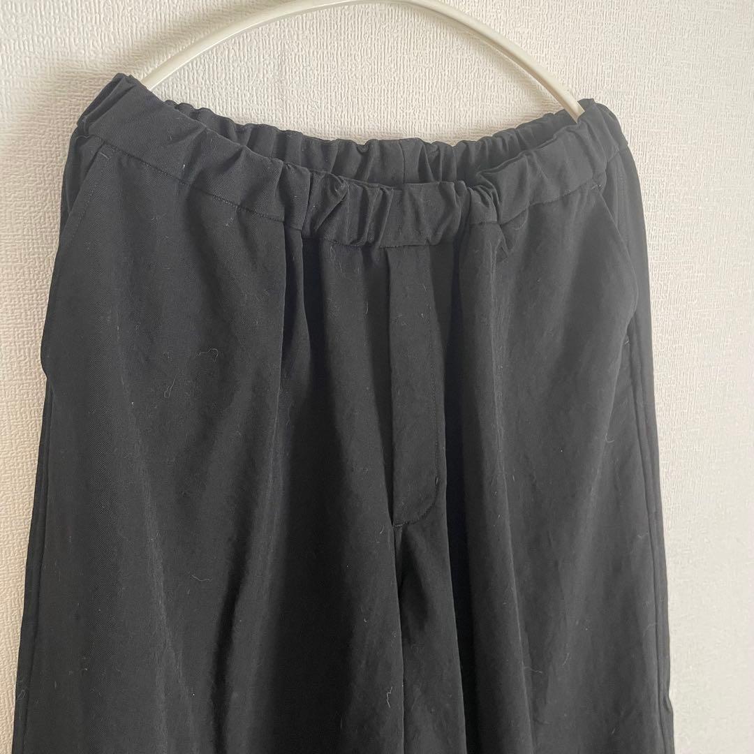 mittan エアータンブルウールパンツ　黒