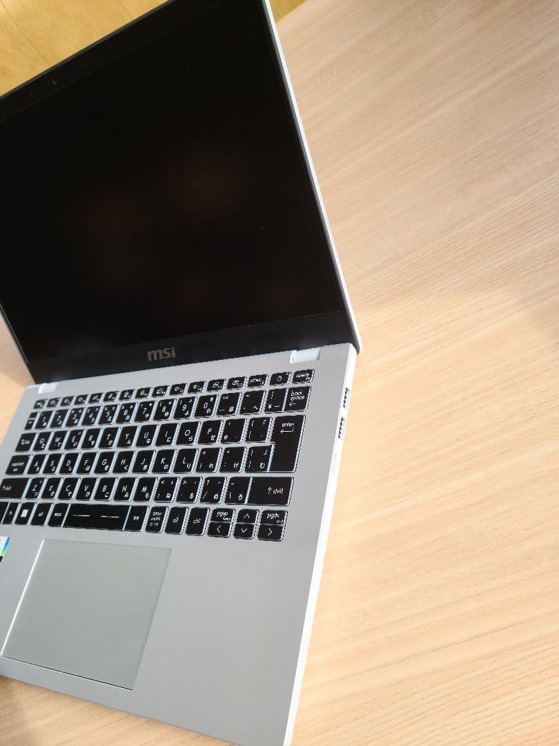 値下げ中 MSIノートPC シルバー 高性能Intel Corei5 512GB