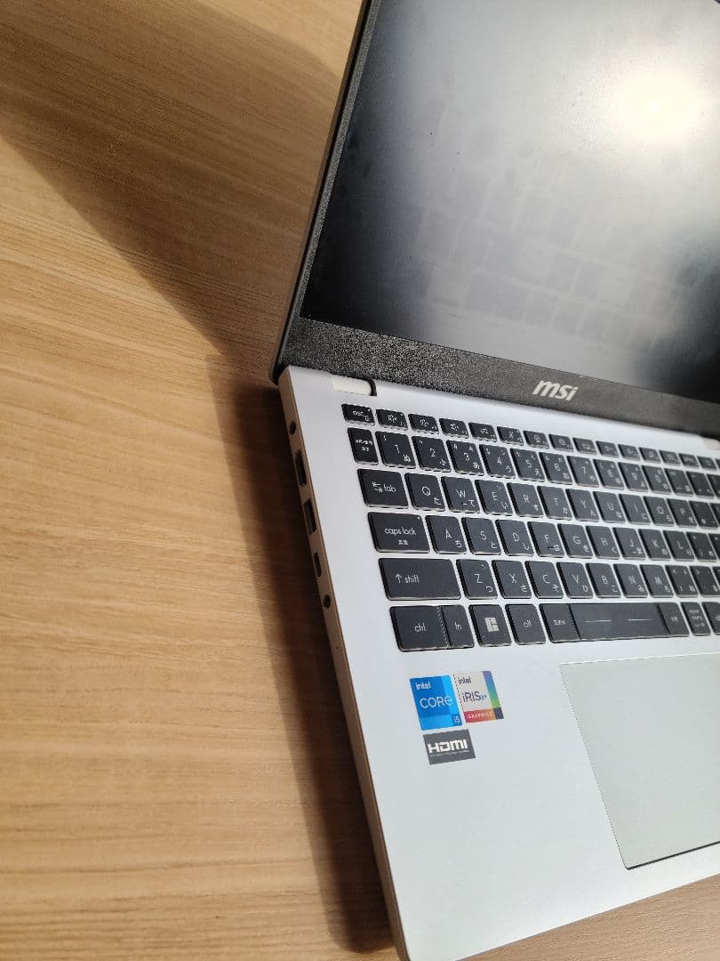 値下げ中 MSIノートPC シルバー 高性能Intel Corei5 512GB