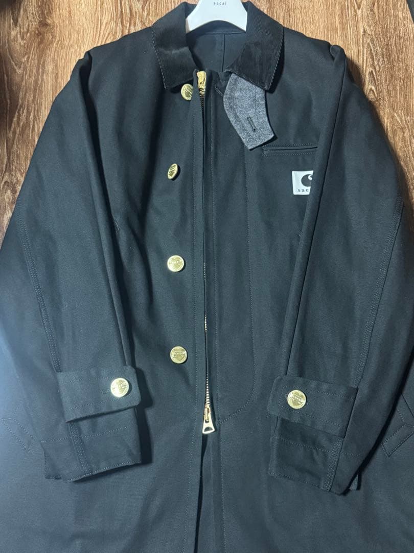 ジャケット・アウター sacai Carhartt WIP Duck Coat Black