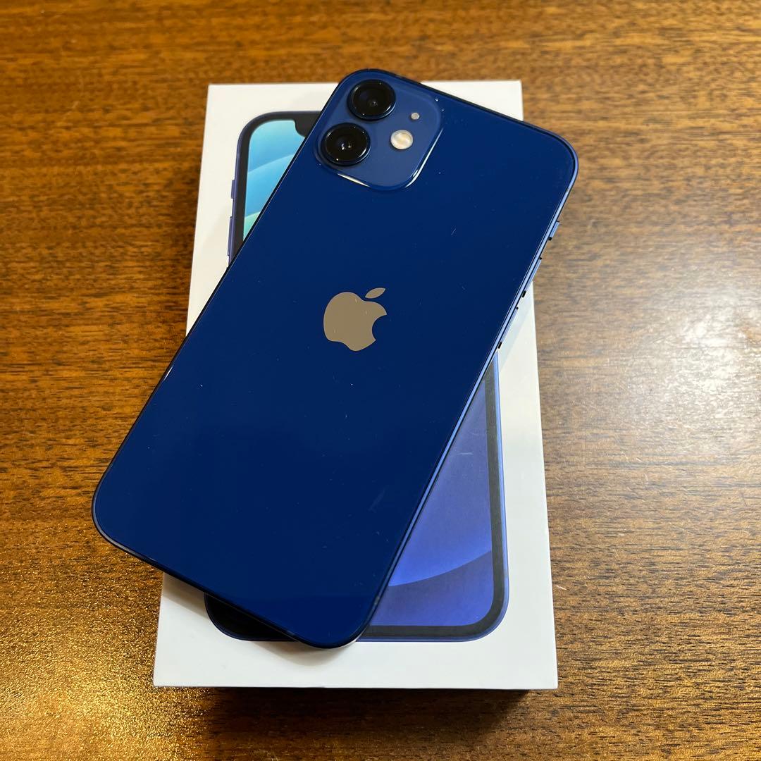 iPhone 12 mini ブルー 64 GB 純正バッテリー80%