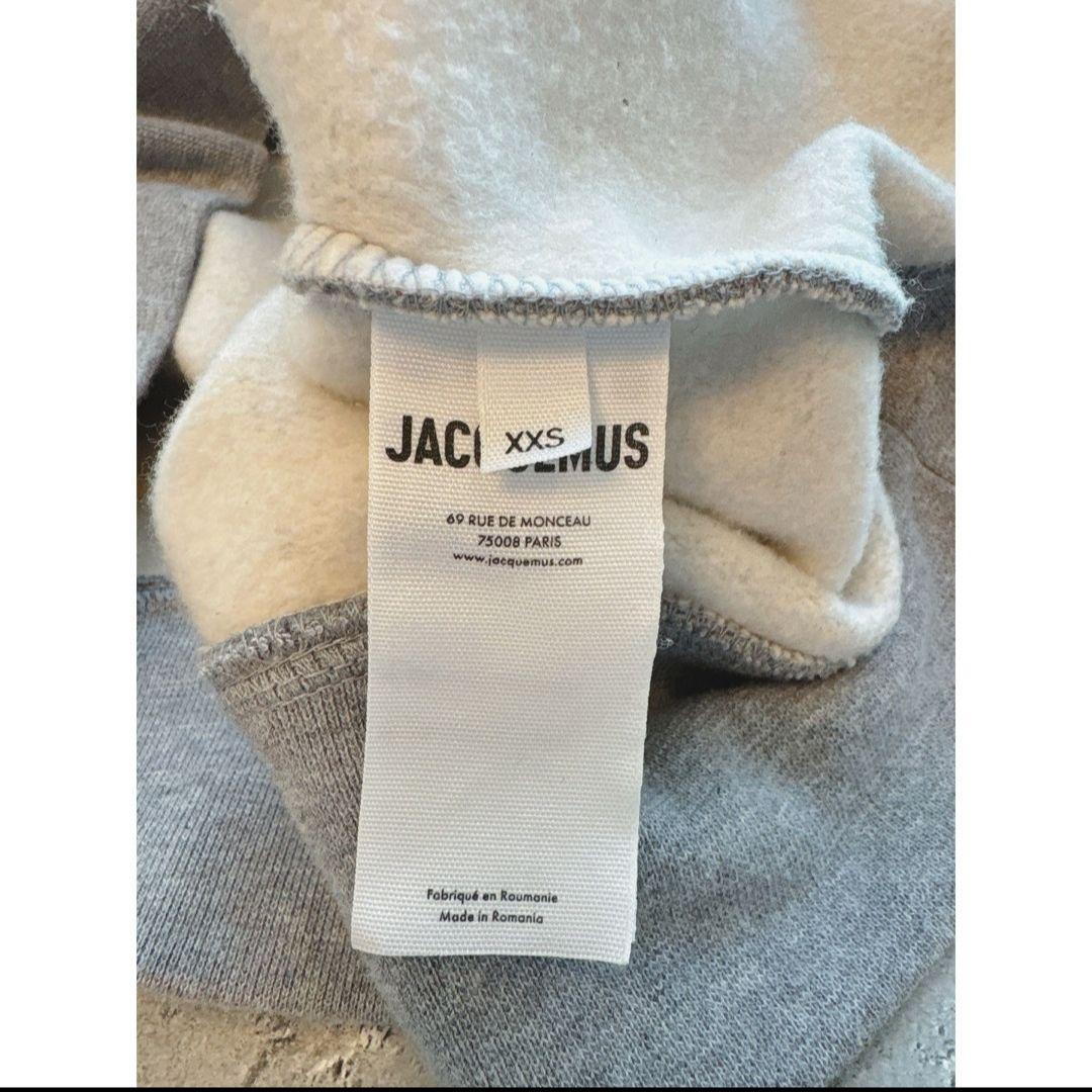 JACQUEMUS ジャックムス ロゴスウェットパーカー グレー XXS