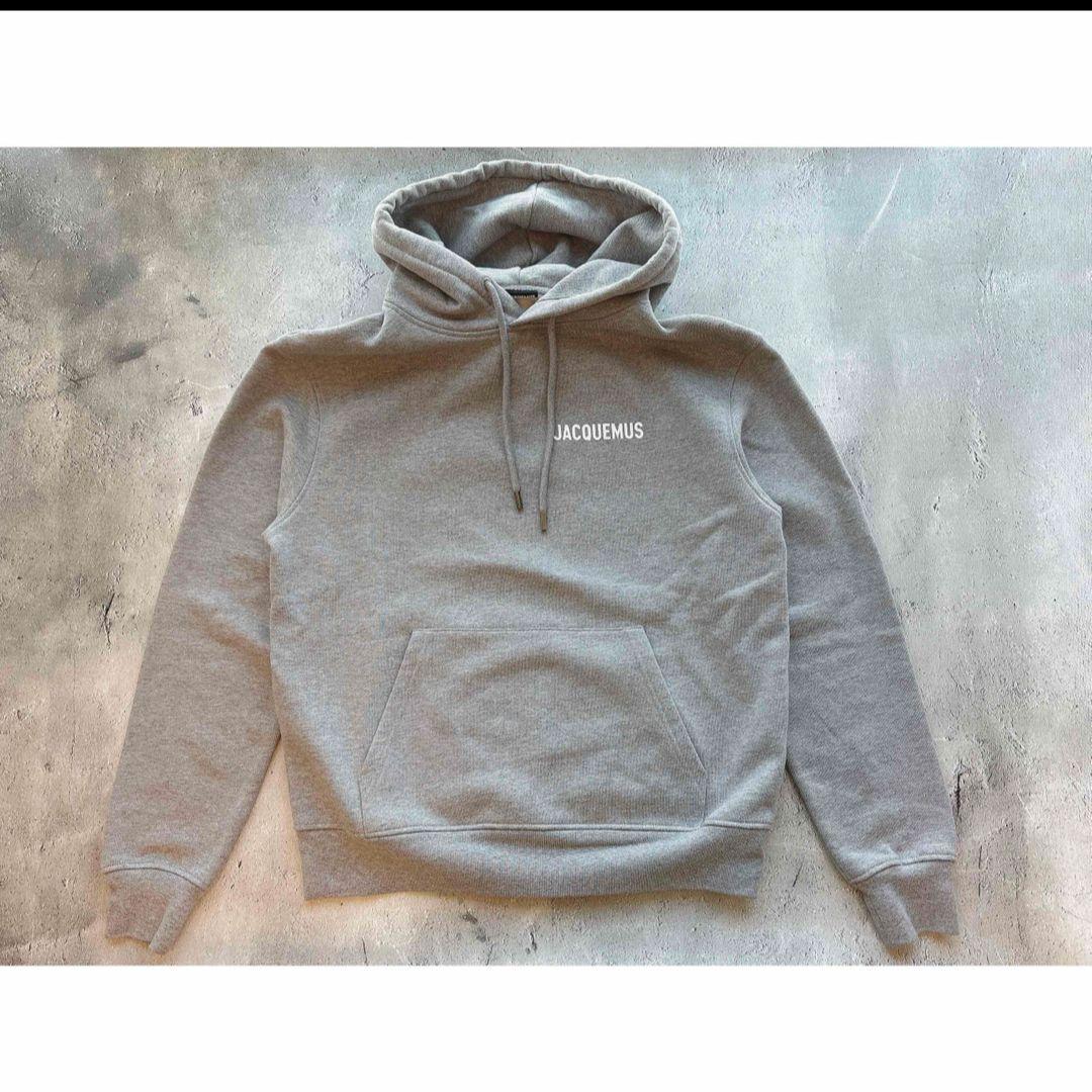 JACQUEMUS ジャックムス ロゴスウェットパーカー グレー XXS