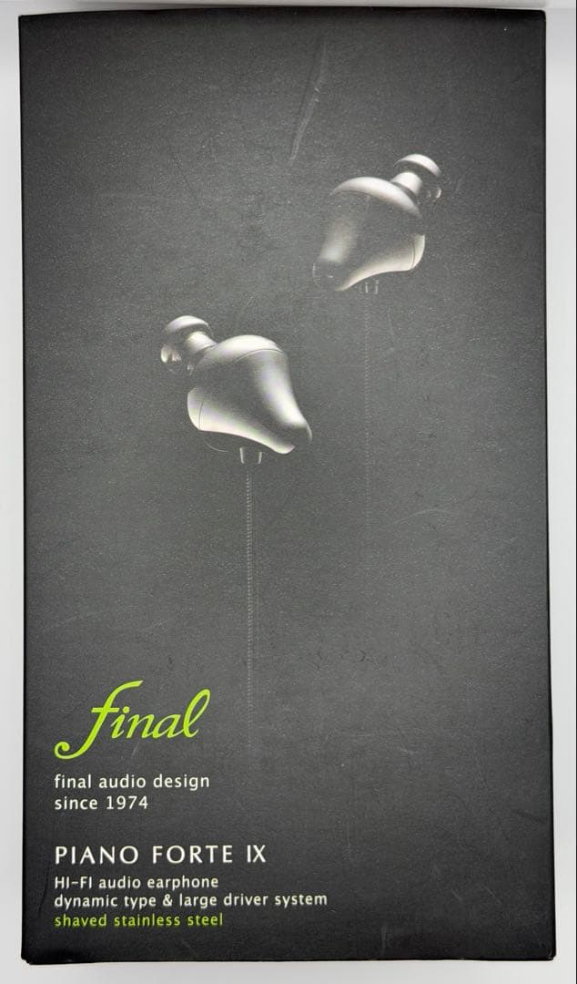 イヤホン final audio design PIANO FORTE IX