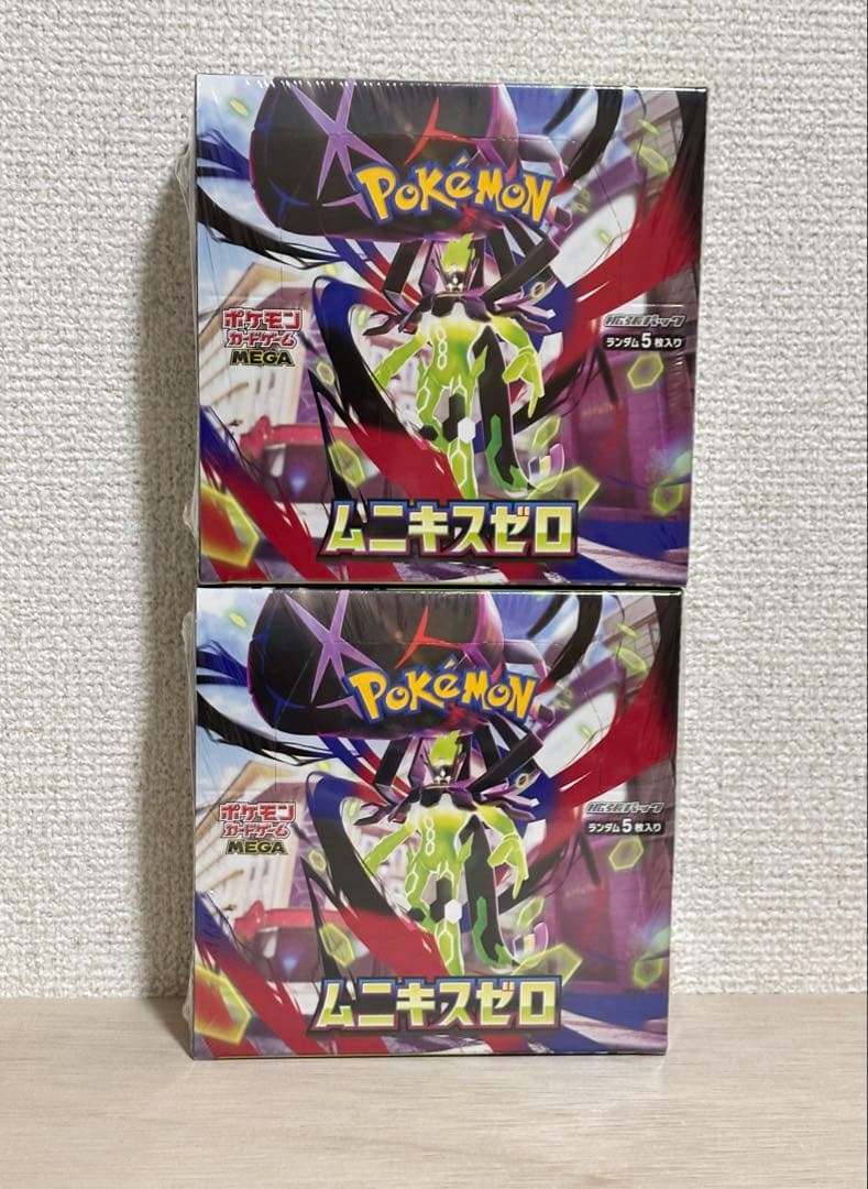 ポケモンカードゲーム　mega ムニキスゼロ　シュリンク付き　2box
