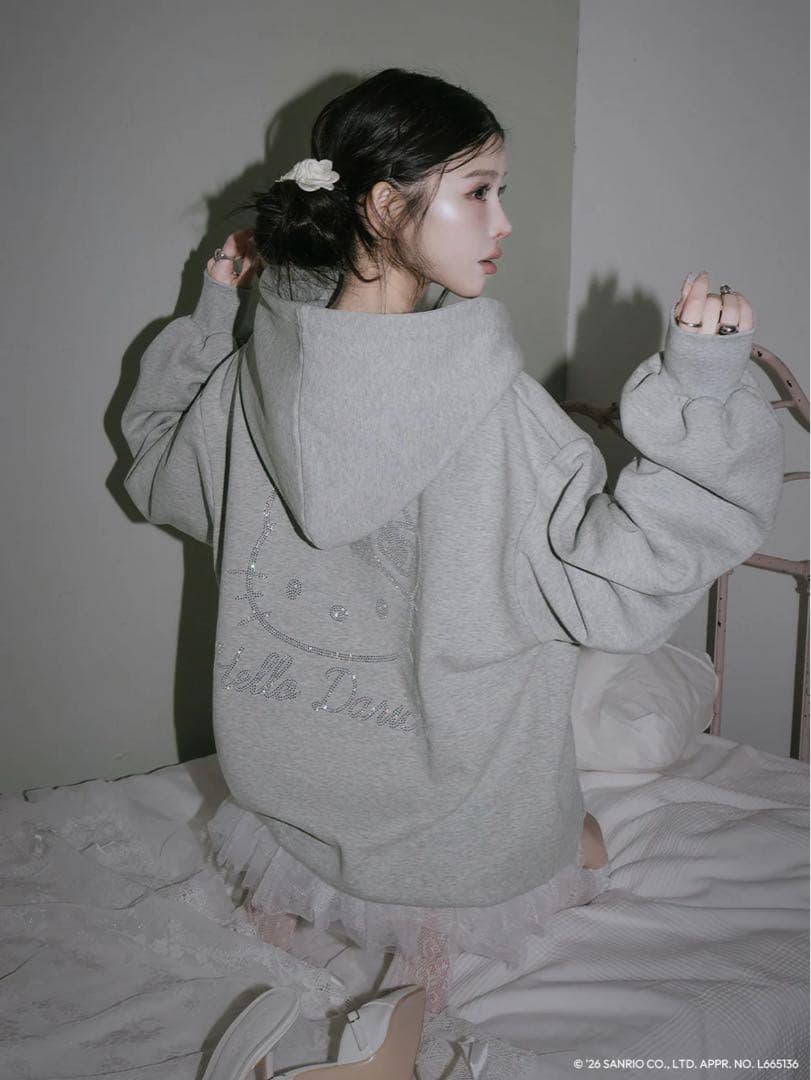 Darich Hello Darichジップアップフーディ GRY