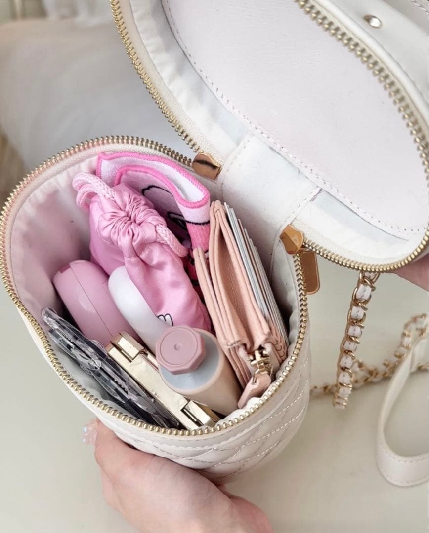 バッグ pomme d'amour bijou quilting vanity bag