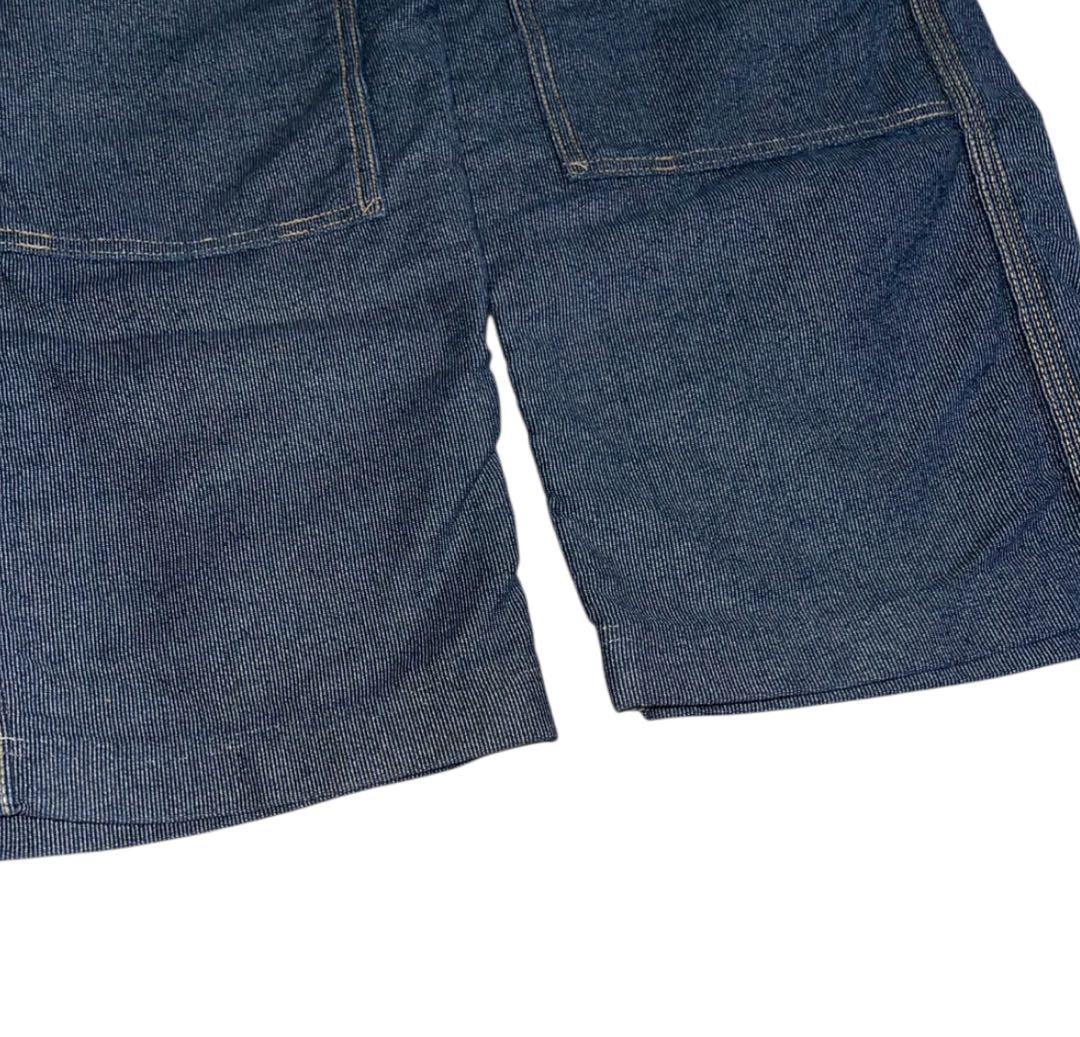 デリックマン NAVY PIN STRIPE × INDIGO DENIM 32