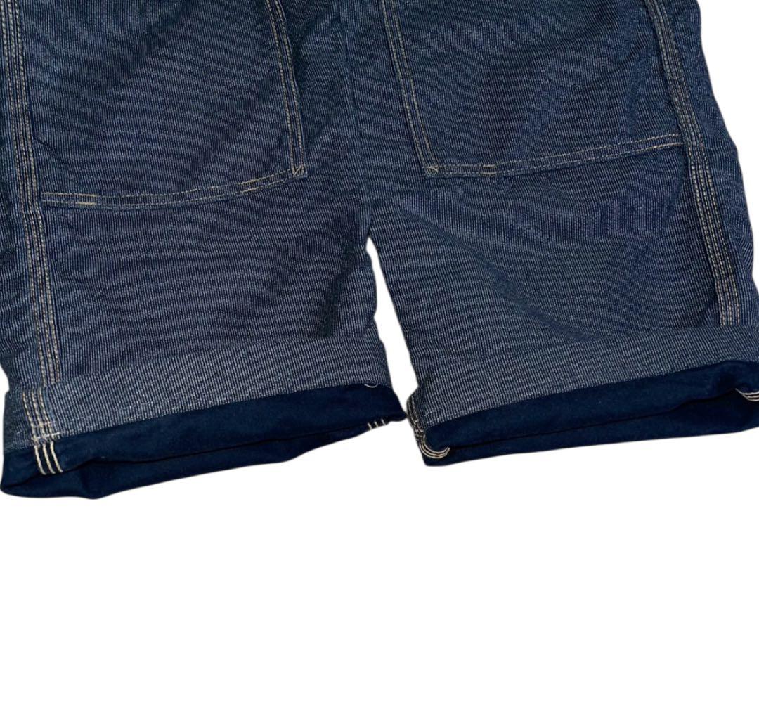 デリックマン NAVY PIN STRIPE × INDIGO DENIM 32