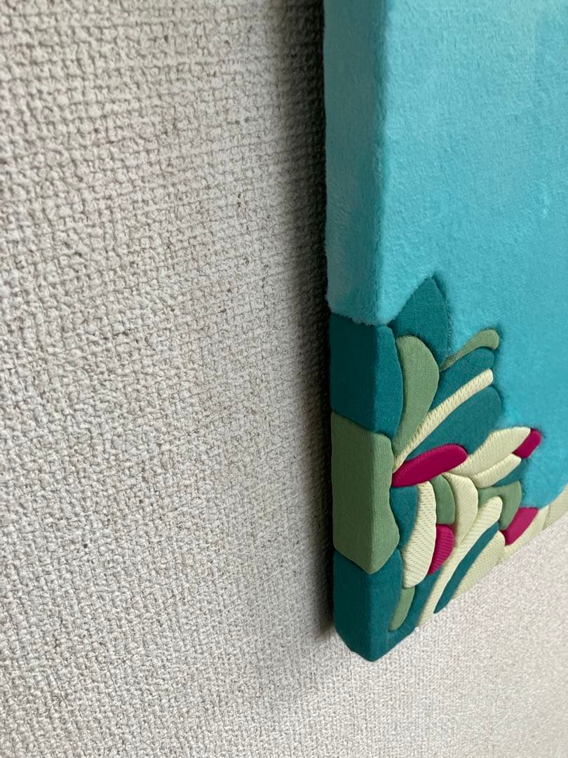 キメコミアート　パッチワーク　デザインアート　壁掛けインテリア　キリン