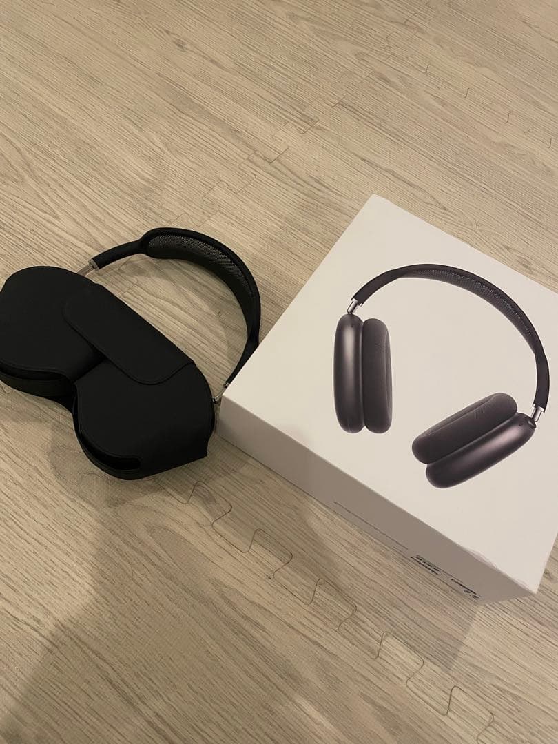 AirPods Max スペースグレー ケース付き　第一世代