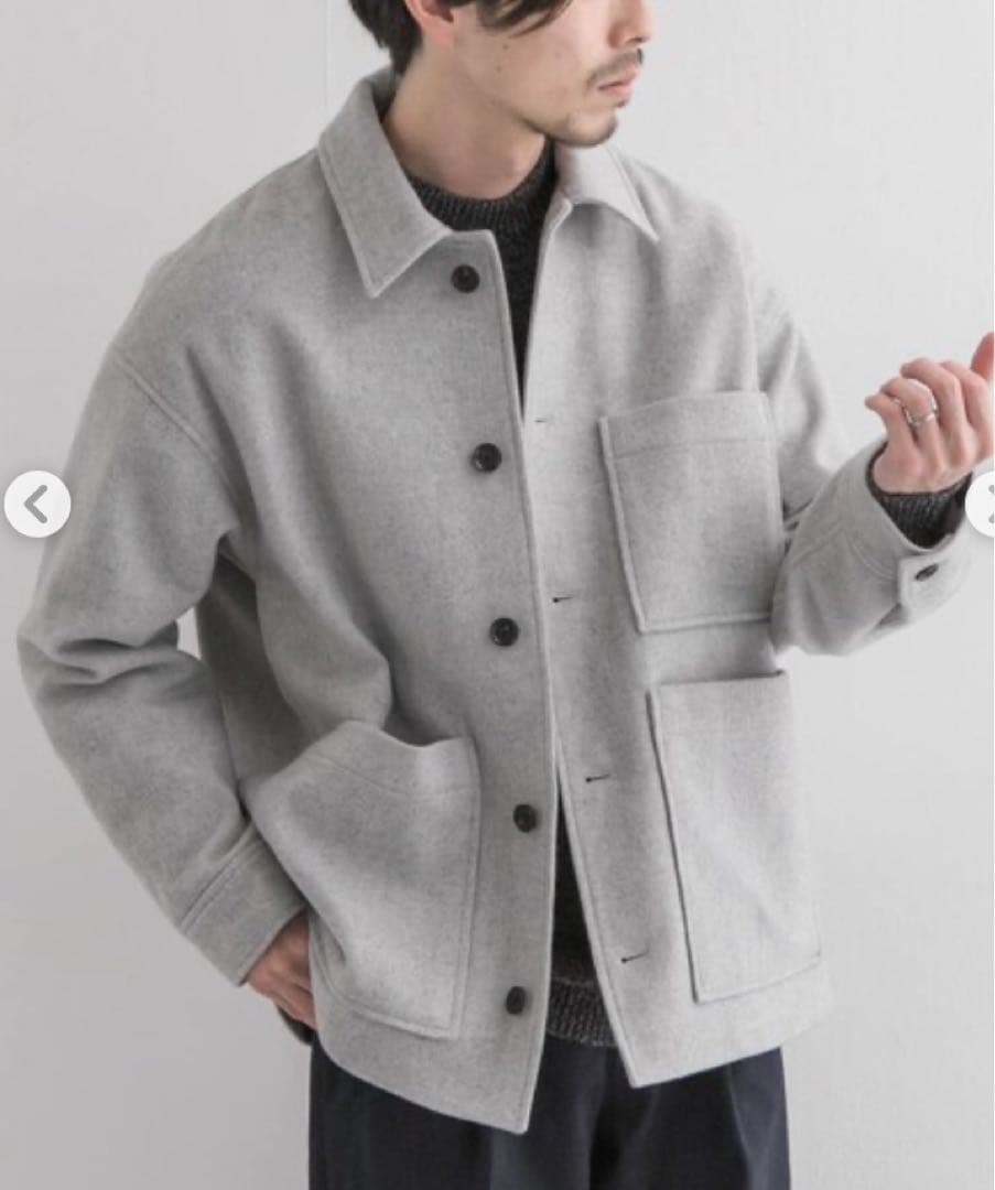 【新品】URBAN RESEARCH メルトンバルーンフィットカバーオール L