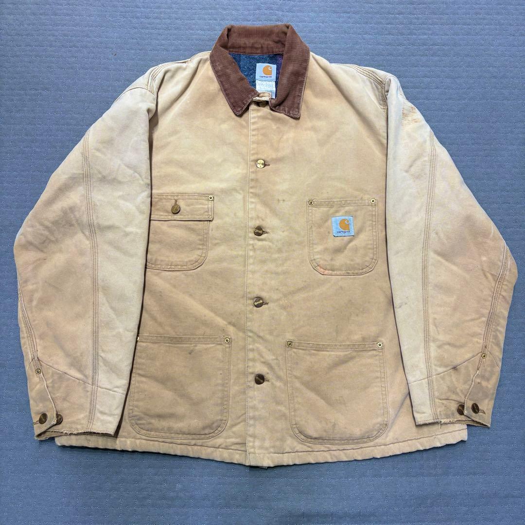 80s カーハート ダックカバーオール USA製 星タグ 雰囲気系 ブランケット
