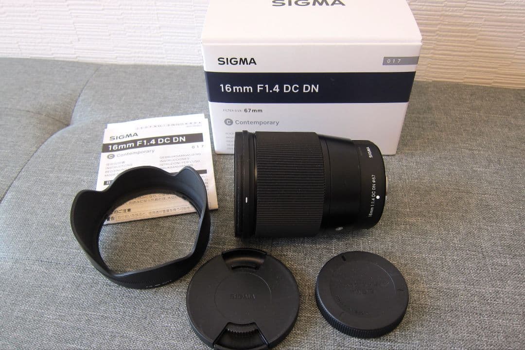 SIGMA 16mm F1.4 DC DN [フジフイルムXマウント用]　美品