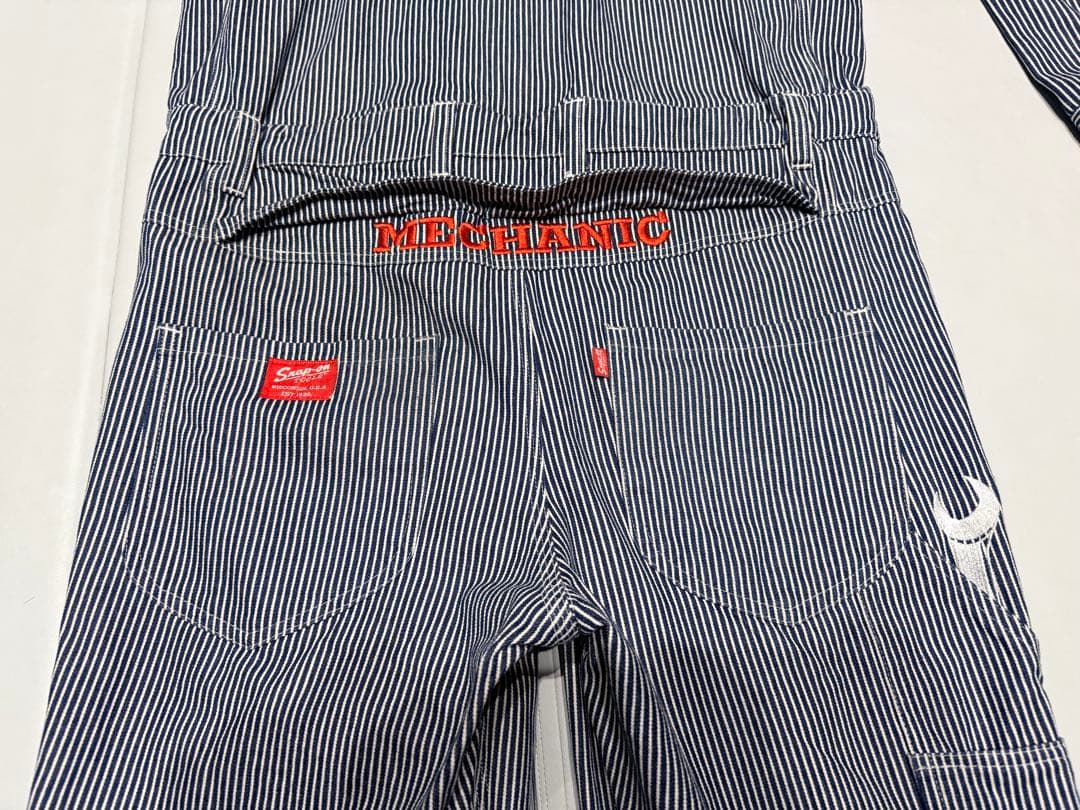 [最終値下げ] Snap-on ヒッコリー オーバーオール ツナギ Lサイズ