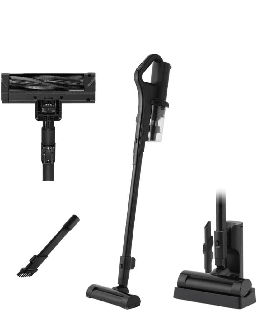 アイリスオーヤマ コードレス掃除機 軽量1.3kg 置くだけで充電