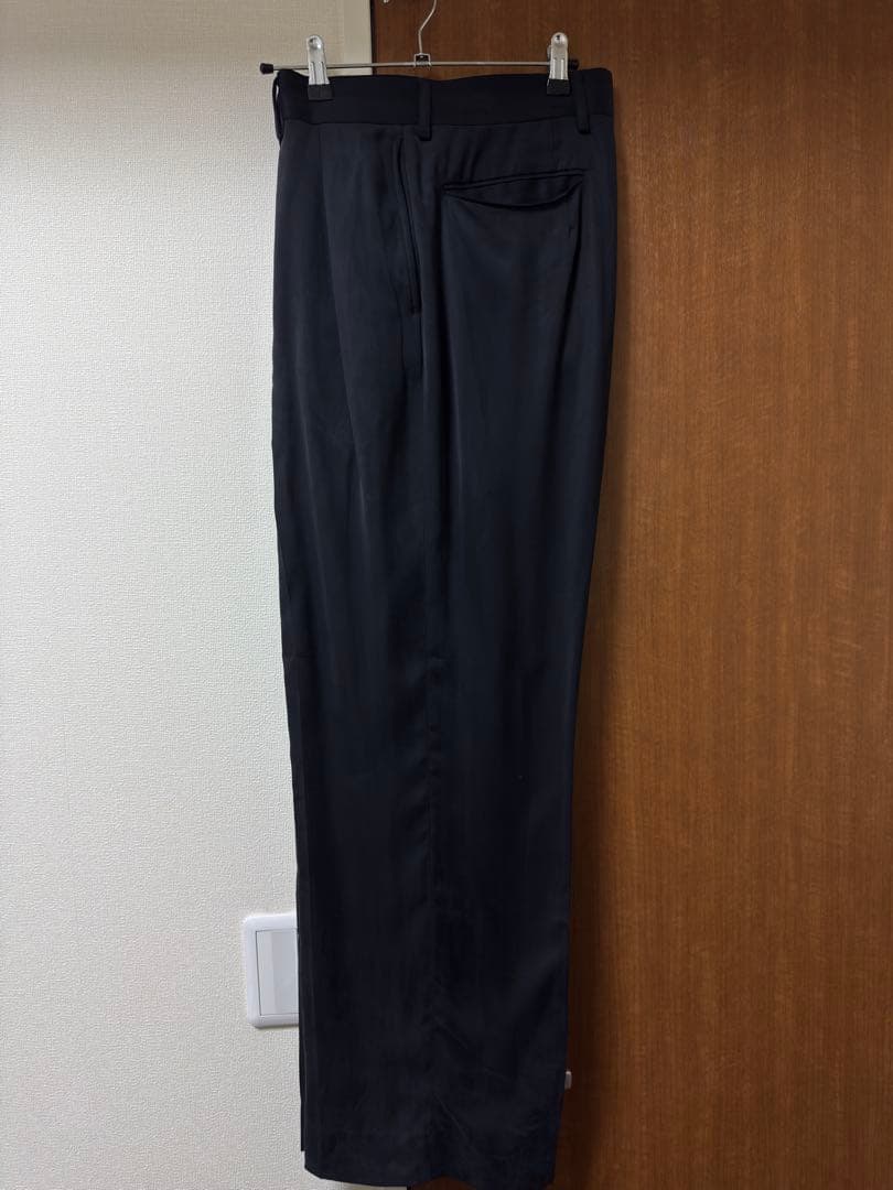 パンツ NEAT High density Cupro Wide 46 navy