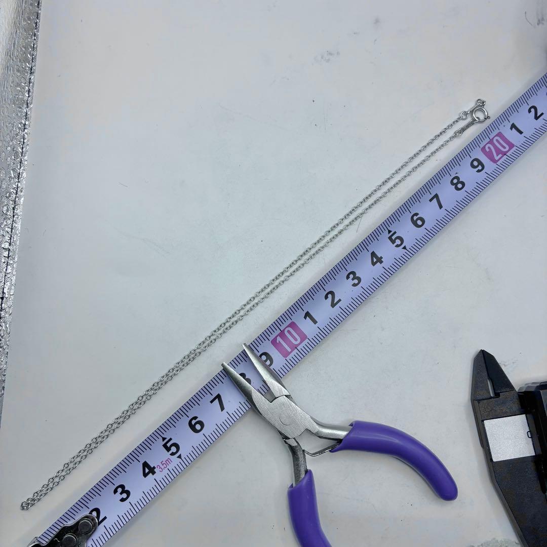 【美品】ティファニー ネックレス チェーンのみ 42cm シルバー SPAIN