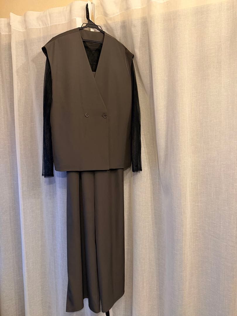 Manish vest setup etUNIVER結婚式パンツドレス3点セット