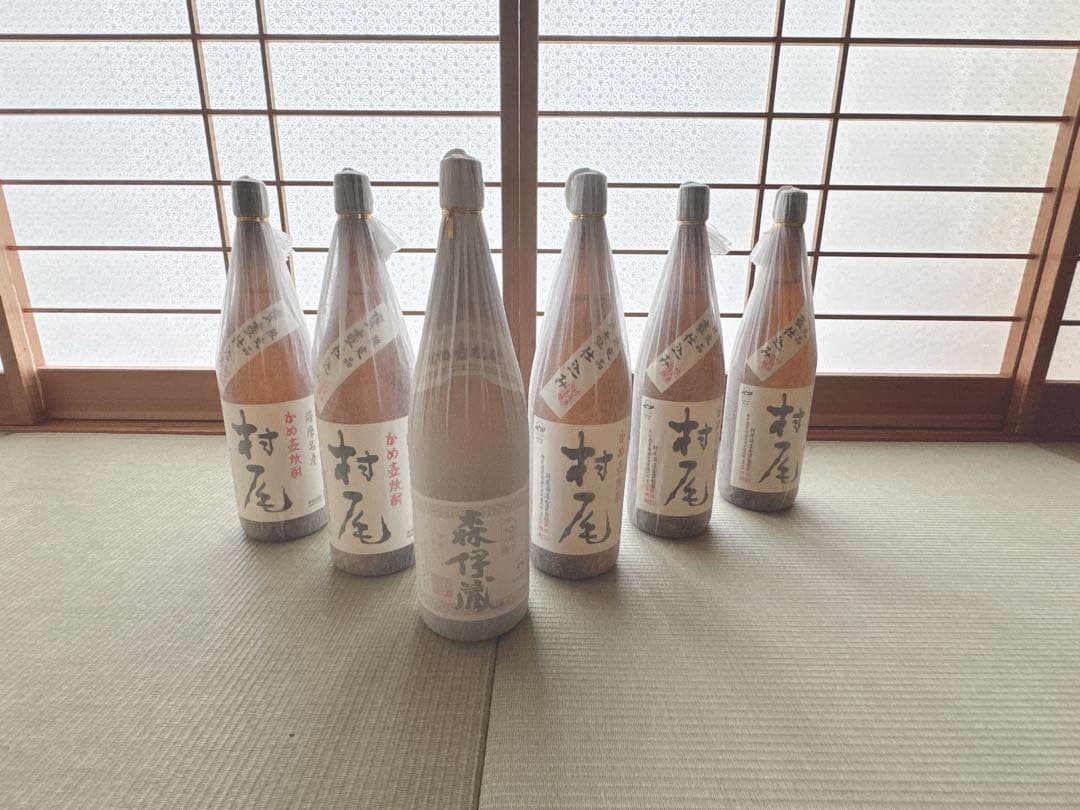 限定まとめ買い 森伊蔵 1,800ml 村尾焼1,800ml×5本セット