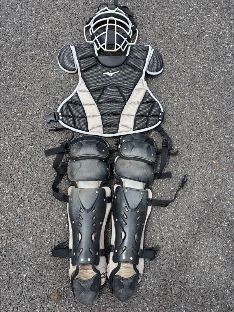 【106kg専用】ミズノプロ　軟式　一般　キャッチャー防具セット