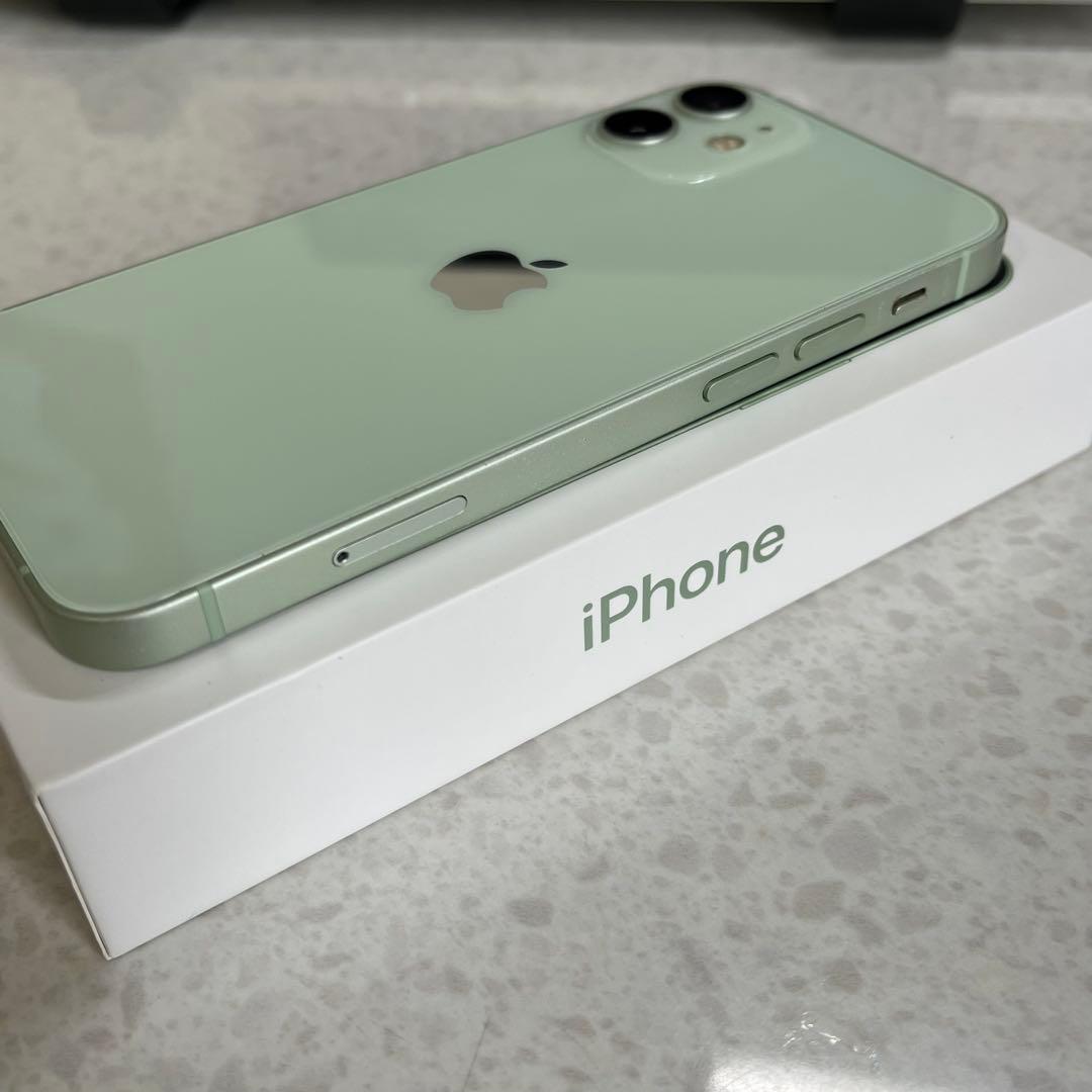 美品 Iphone12mini 128gb simフリー バッテリー交換100％