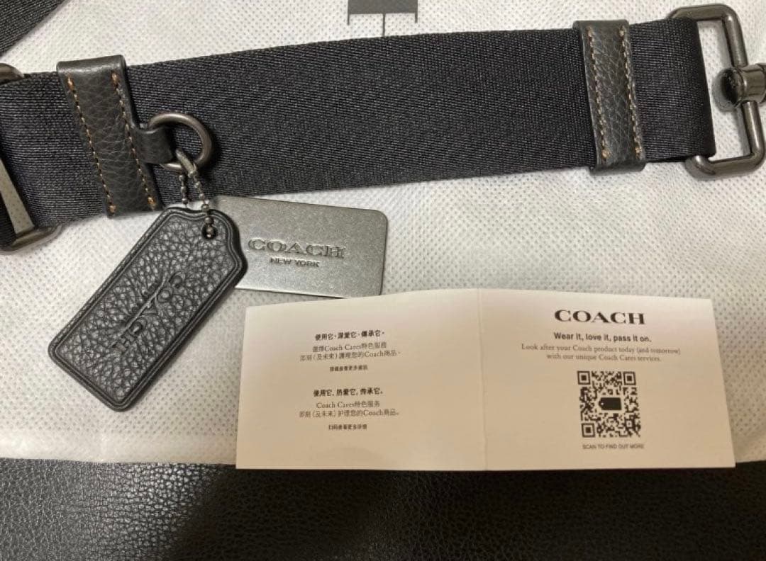 COACH　ショルダーバッグ　ベージュ系　コーチ