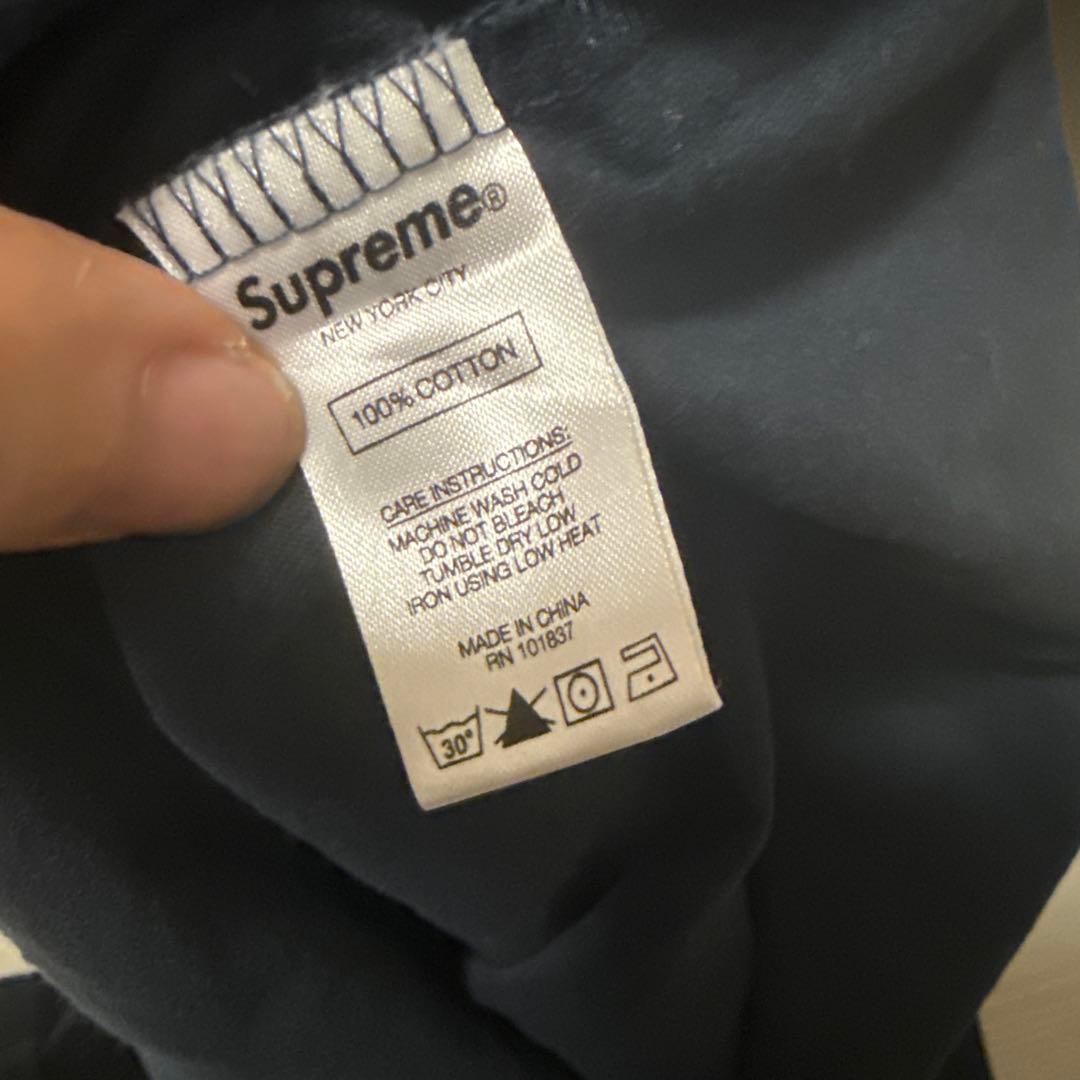 美品♡Supreme Tシャツ NewJeansハニ着用 ネイビー S