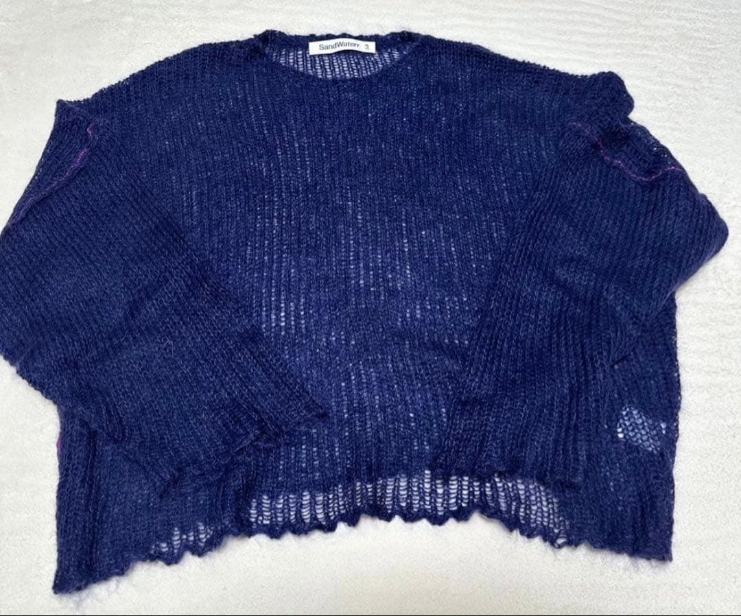 SandWaterr ボートネック　ニット　セーター　トップス　メンズ