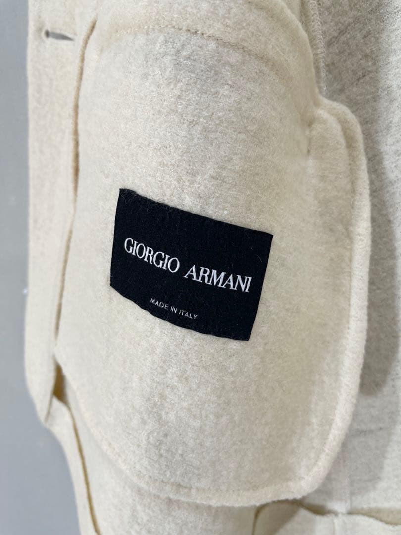 926 イタリー製 GIORGIO ARMANI 上質 厚手 ウール ジャケット