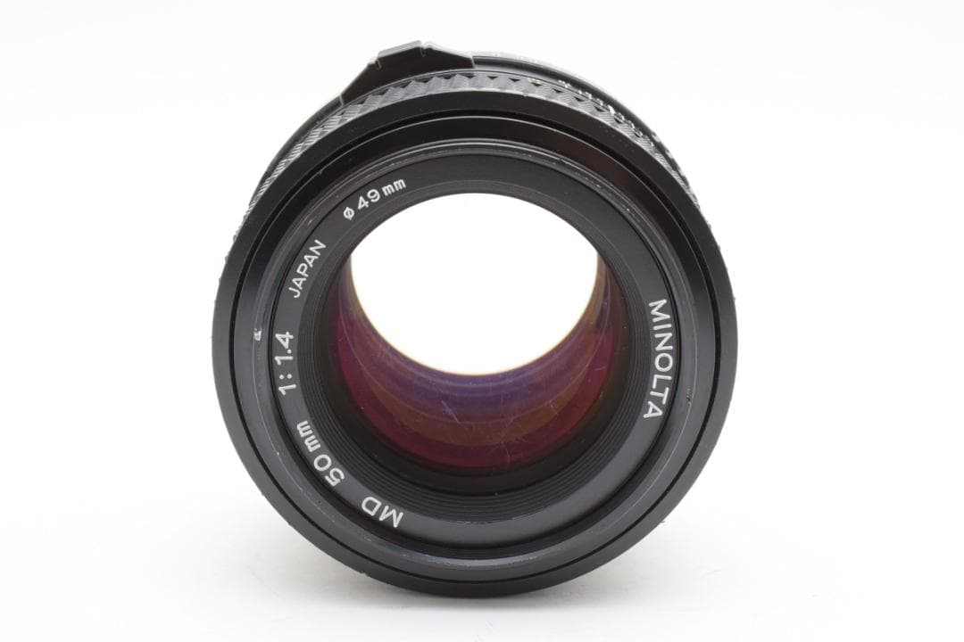 【美品】ミノルタ MD 50mm F1.4 レンズ #2722272