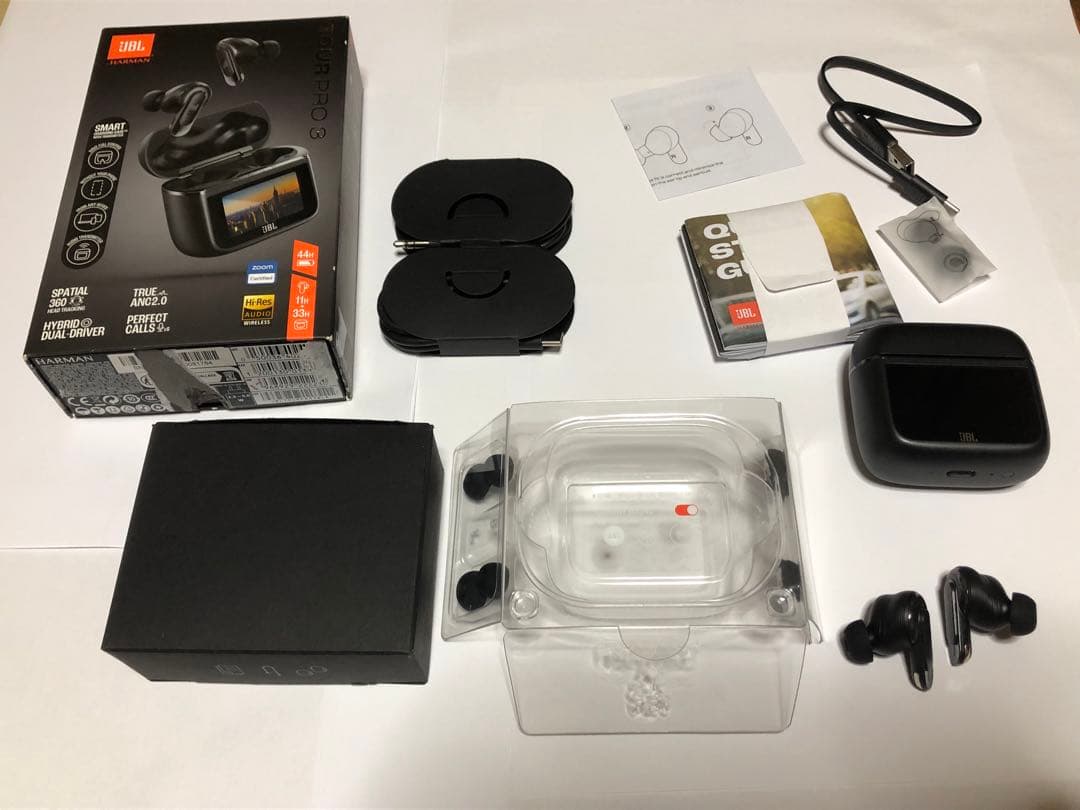 【最終値下げ】【中古美品】JBL TOUR PRO3 ブラックワイヤレスイヤホン