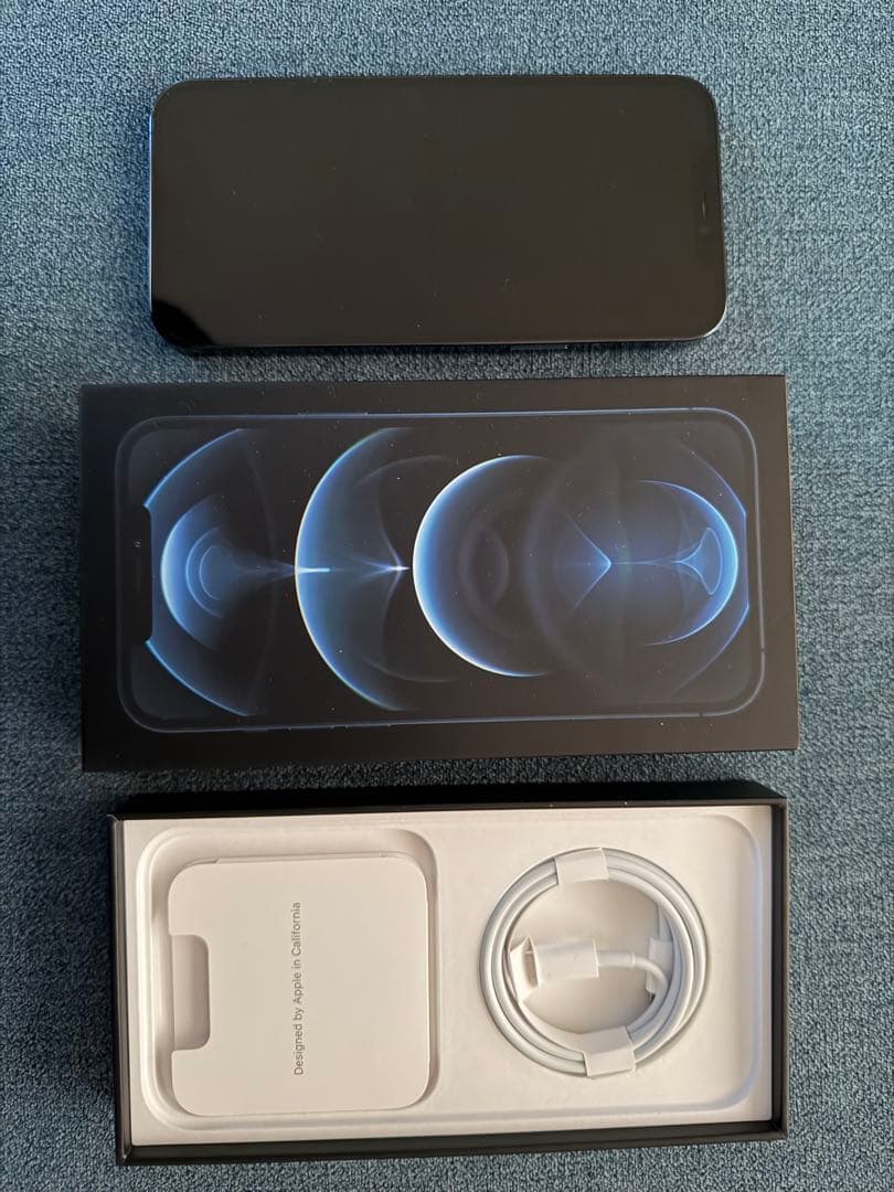 Apple iPhone 12 ProMax パシフィックブルー　simフリー