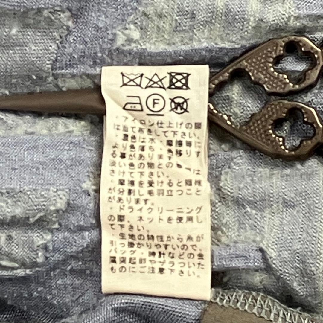 Jurgen Lehl ヨーガンレール 総柄シルクウールハイネックプルオーバー