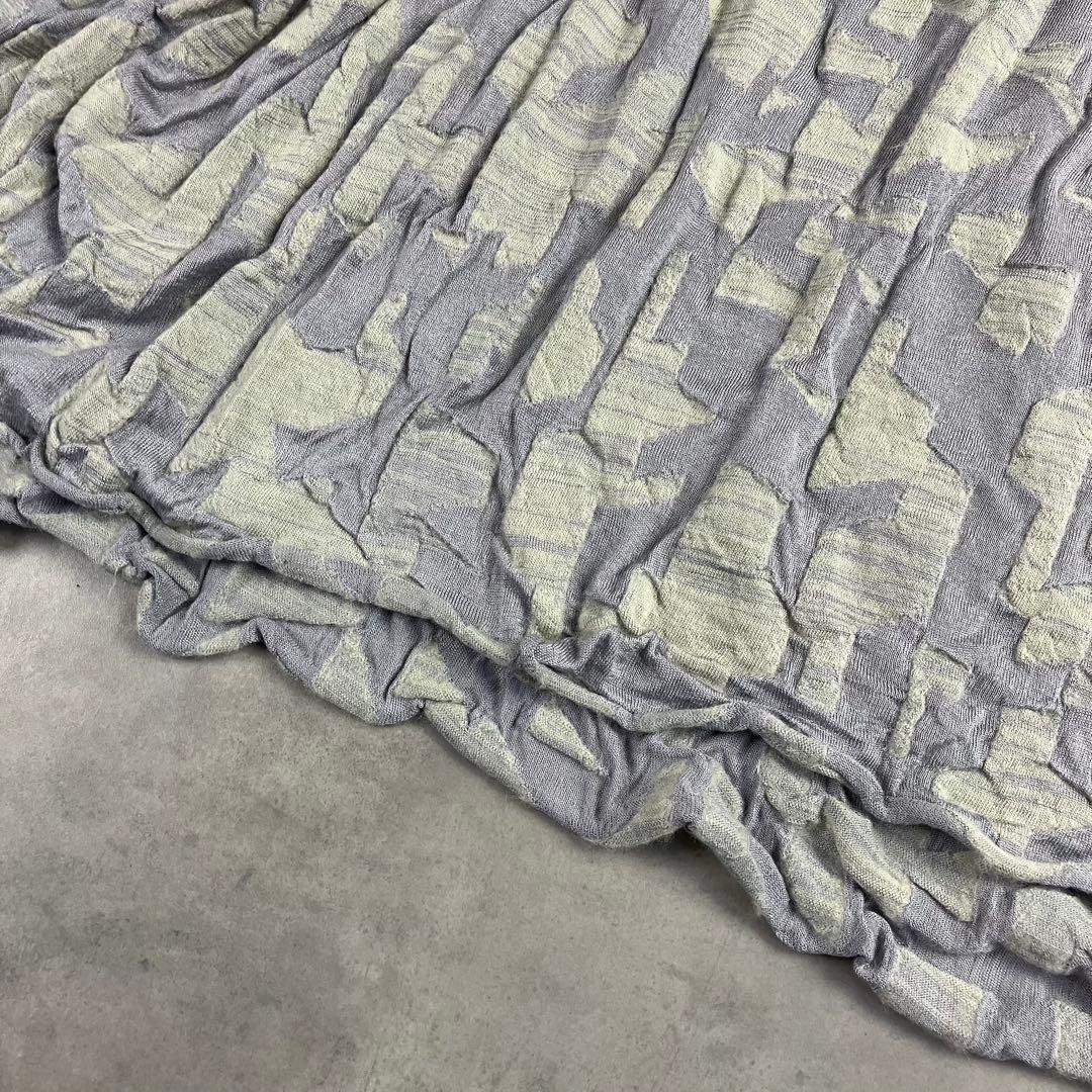 Jurgen Lehl ヨーガンレール 総柄シルクウールハイネックプルオーバー