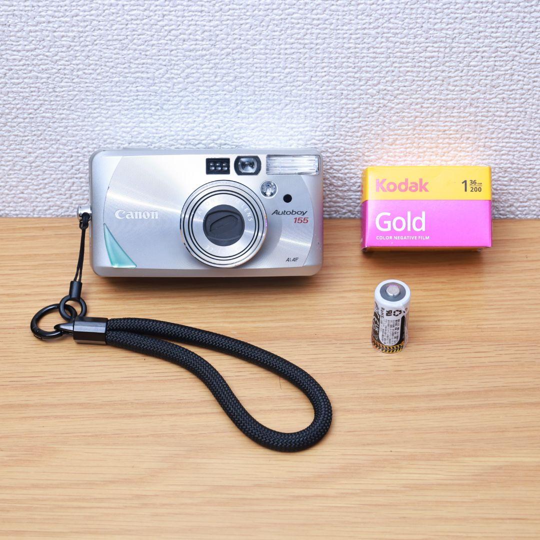 フィルムカメラ Canon Autoboy155 フィルム電池付き