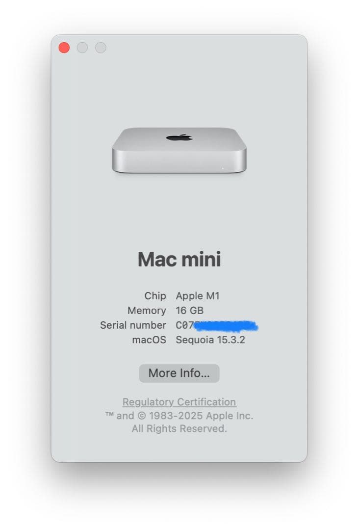 Macデスクトップ Apple Mac mini 16GB 1TB SSD