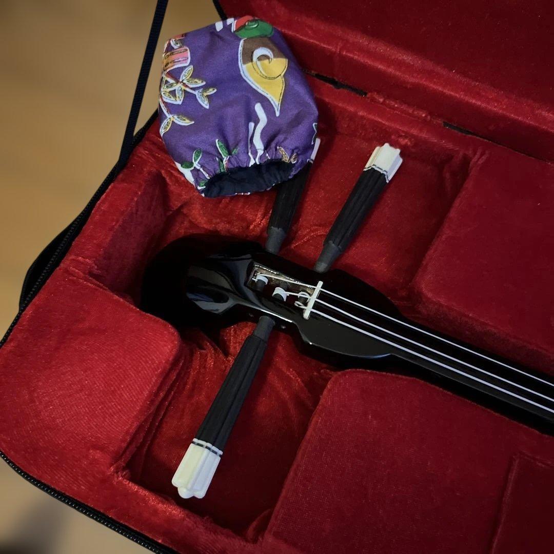 沖縄三線　初心者、中級者、上級者向けセット　本皮強化張り
