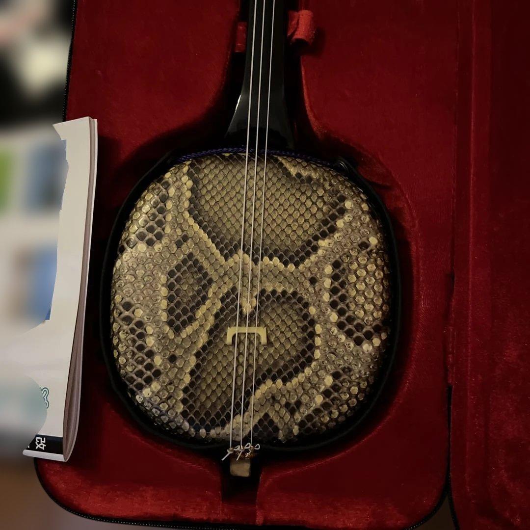 沖縄三線　初心者、中級者、上級者向けセット　本皮強化張り