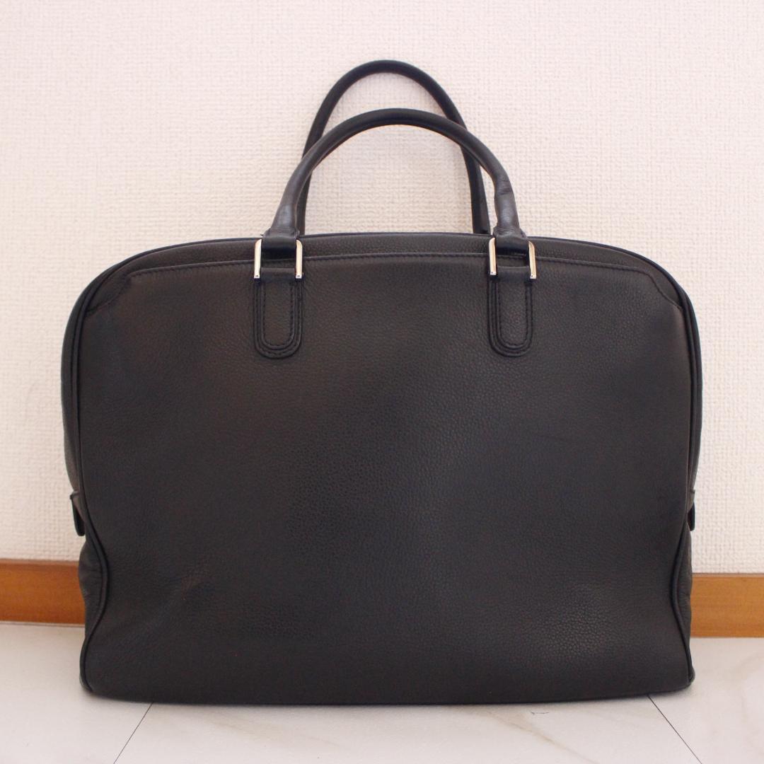 MORABITO ビジネスバッグ レザー ブラック 通勤用 トートバッグ