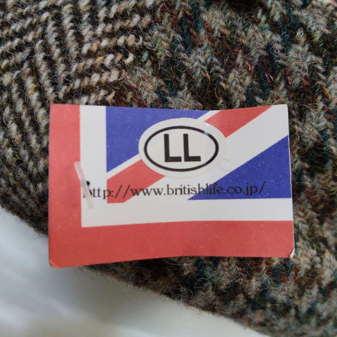 新品 GLENAPPIN ハリスツイードパッチワーク ベイカーボーイキャスケット