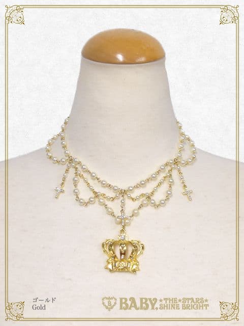 BABY 王冠パールチョーカー