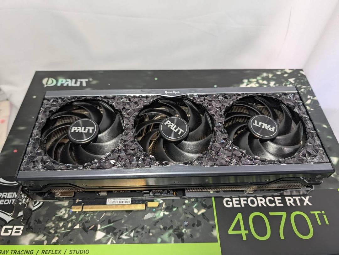 動作確認済み Palit RTX4070Ti GameRock Premium